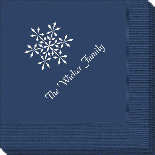 Simply Snowflake Napkins